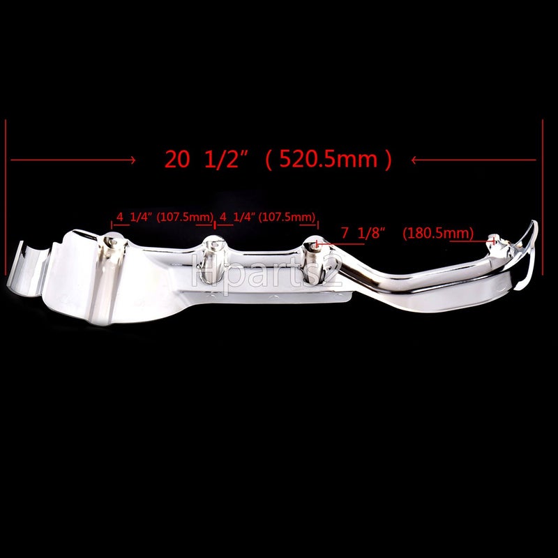 Rudyness Chrome Inner Primary Covers For Harley Touring Street Glide Road King FLHX FLH/T 2009-2016 - Image 5